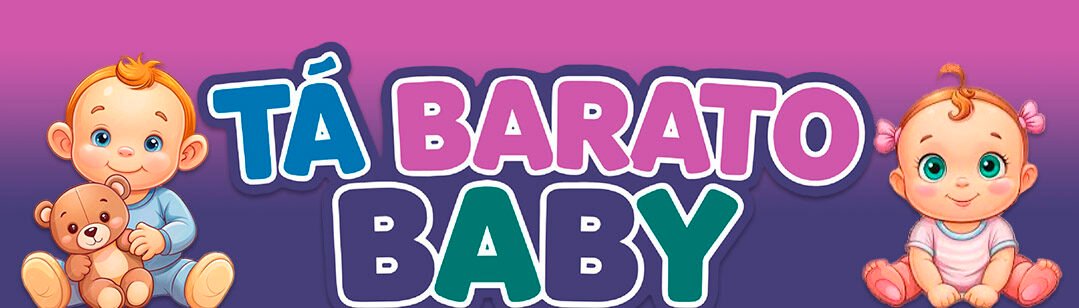 Logo banner Tá Barato Baby